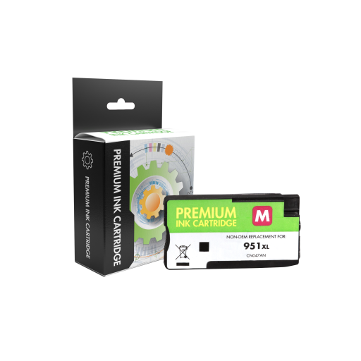 Replacement HP 951XL – Magenta Ink – CN047AN – High Yield
