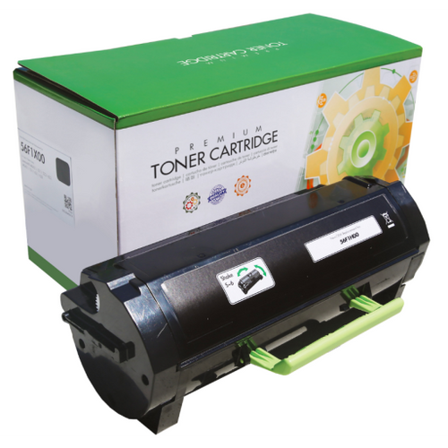 Replacement Lexmark 561H – Black Toner – 56F1H00 – High Yield